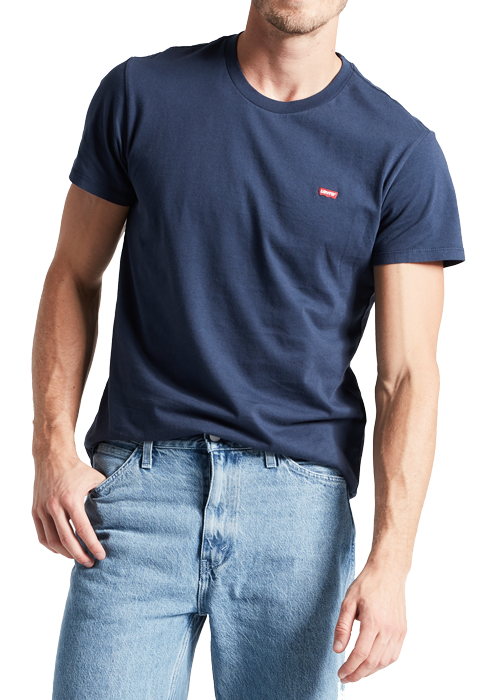 Levi&#39;s Original Housemark Tee, Dress Blues, Frontansicht