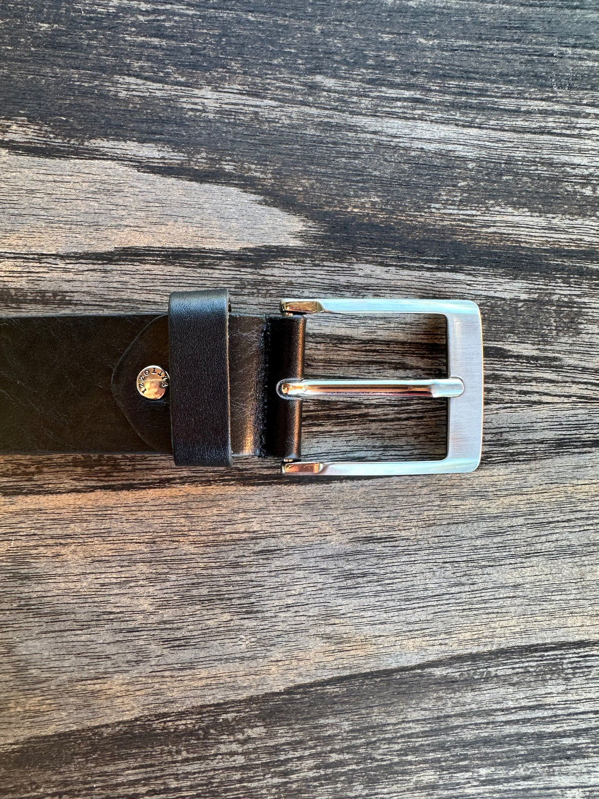 Ceintures en cuir Vittozzi 590, noir, 4 cm
