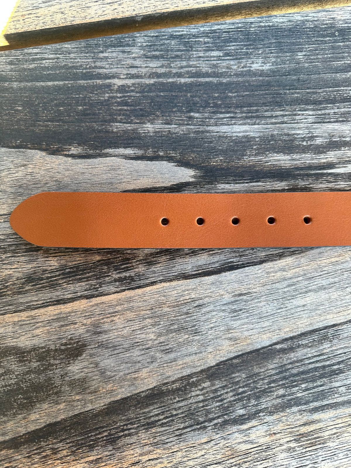 Ceinture en cuir Vittozzi 590, cognac, 4 cm