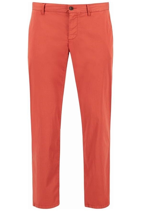 Alberto LOU Chino Light Baumwoll-Stretch, Rust