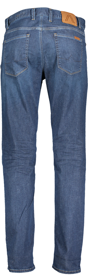 Alberto Jeans Pipe, regular slim fit, Light Navy, back