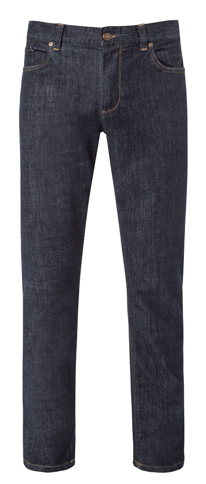 Alberto Jeanshose, regular slim fit, dunkelblau, Authentic Denim, Frontansicht