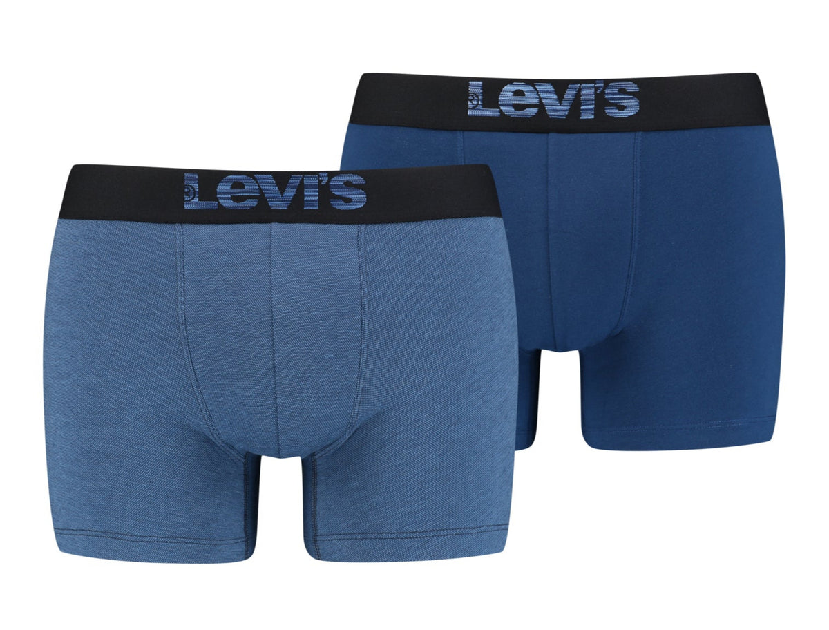 Levi&#39;s® 2 Pack Boxer Sportswear, bleu clair et bleu moyen