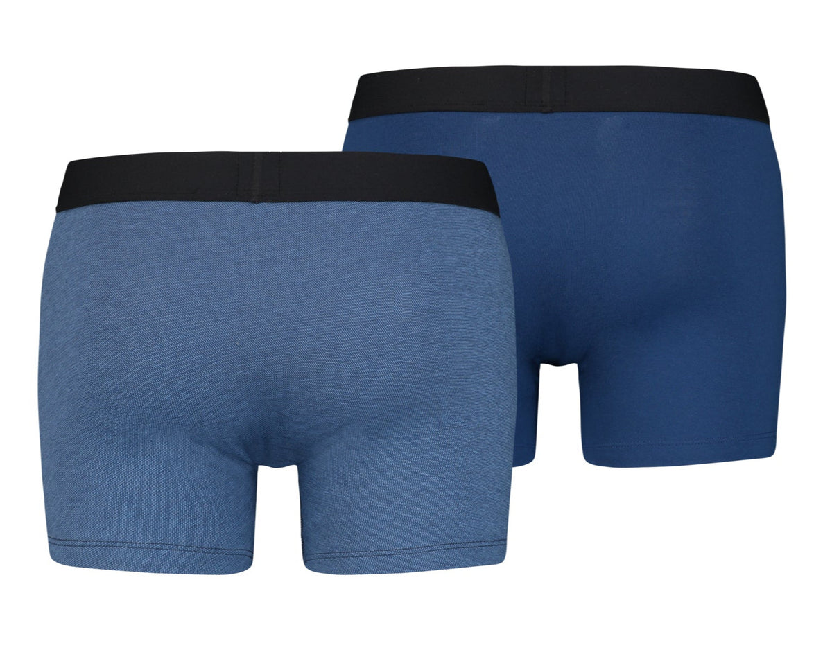 Levi&#39;s® 2 Pack Boxer Sportswear, bleu clair et bleu moyen