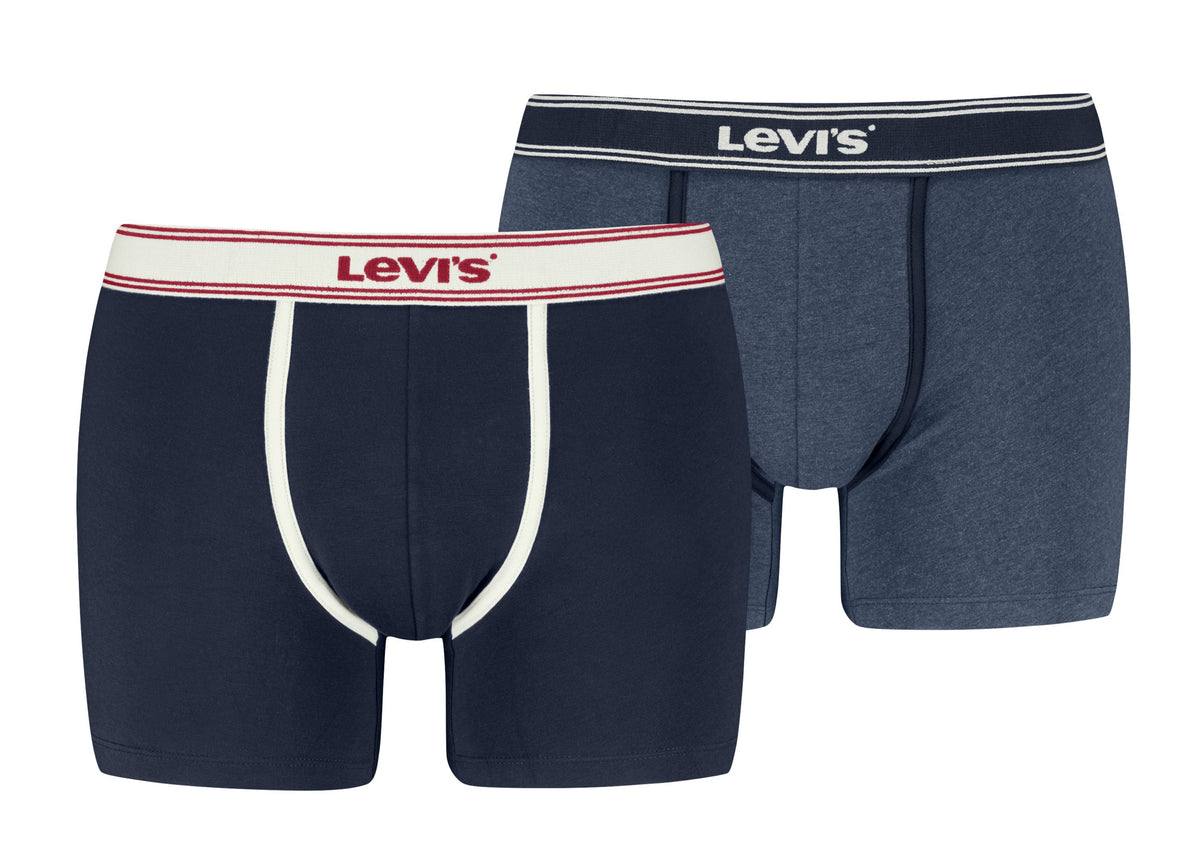 Levi&#39;s® 2 Pack Boxer Sportswear, Bleu Combo