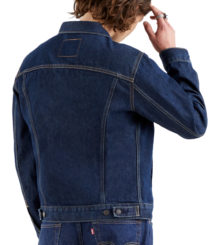 Levi&#39;s Trucker Standard Fit, dark blue, Rockridge, back