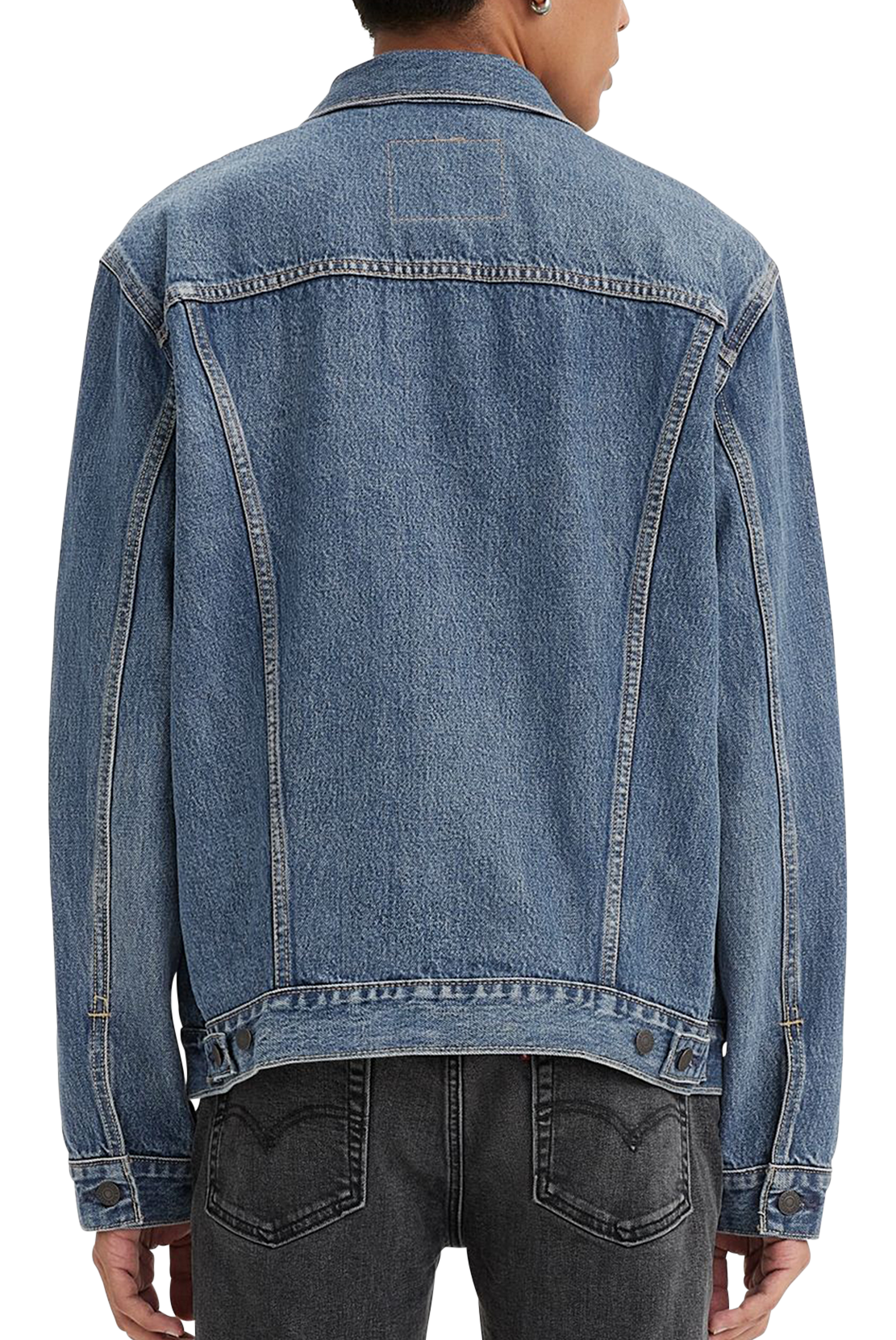 Levi&#39;s Jeans Jacket Tamiker standard ajustement, bleu moyen