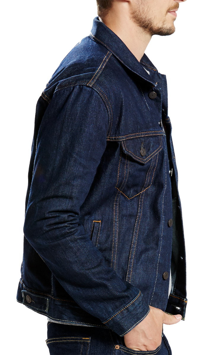 Levi&#39;s Denim Jacket Trucker Standard Fit, dark blue, Rinse, side