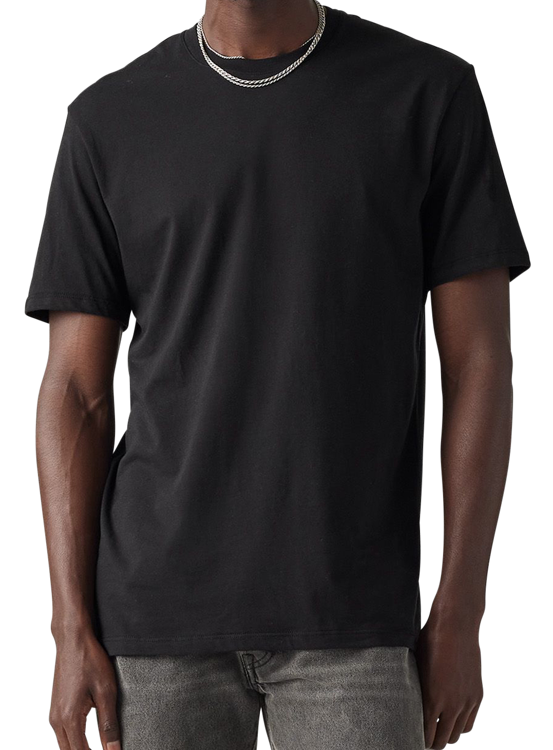 T-shirt Slim de Levi&#39;s 2 Pack, noir