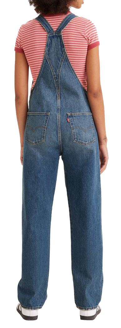 Levi's Vintage Overall Hopefully High, Medium Indigo Worn In, back