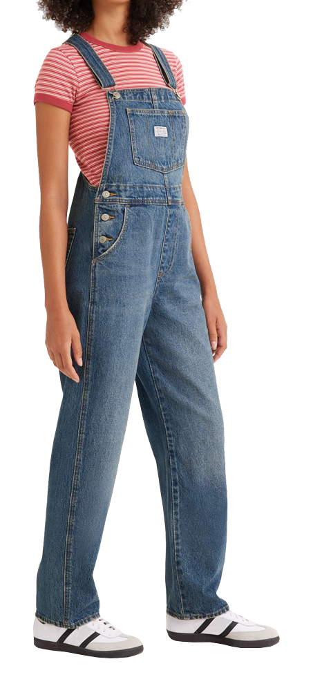 Levi's Vintage Overall Hopefully High, Medium Indigo Worn In, side