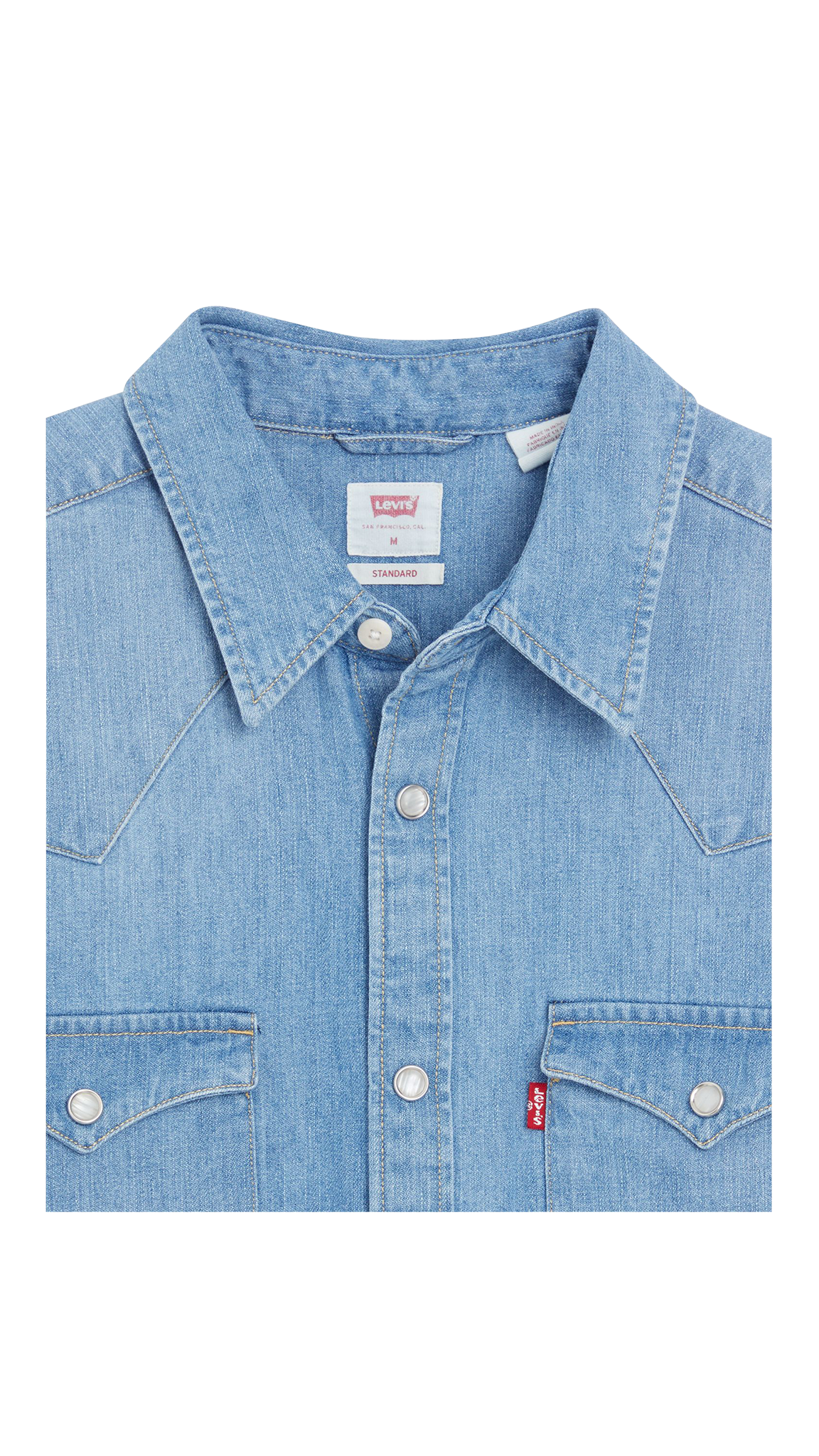 Levi&#39;s Jeans Hemd Standard Fit, Hellblau &quot;Esta Noche&quot;