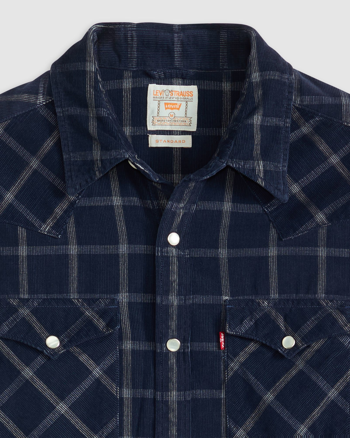 LEVI'S® Shirt Standard Fit, Bleu foncé velours côtelé "Dory Indigo"