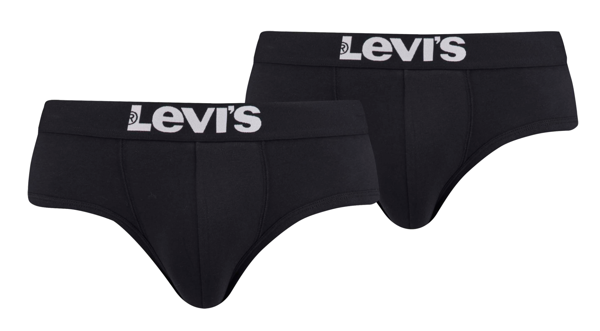 Levi's 2 Pack Boxer, Jet Black, Frontansicht