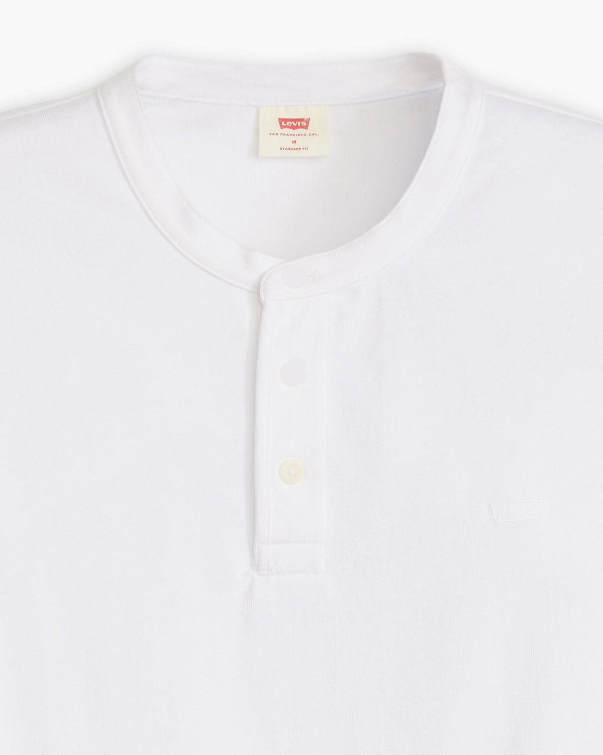 Levi&#39;s® Henley T-Shirt, Weiss