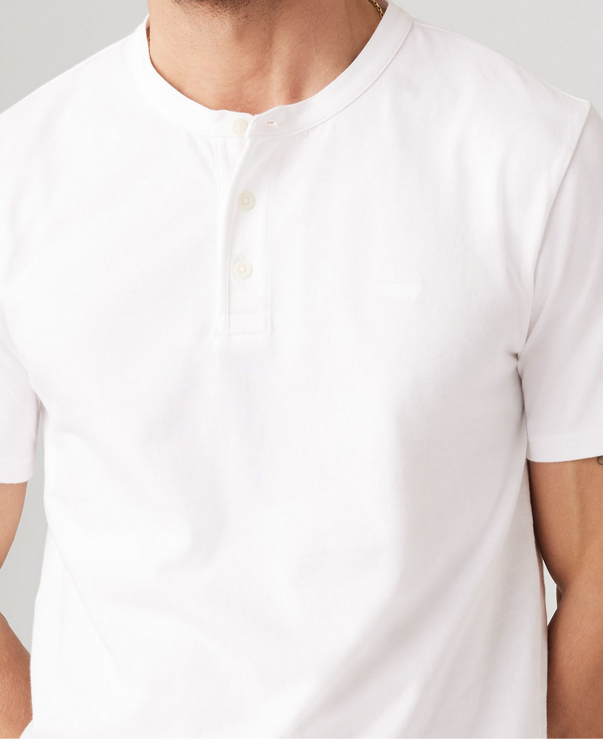 Levi&#39;s® Henley T-Shirt, Weiss