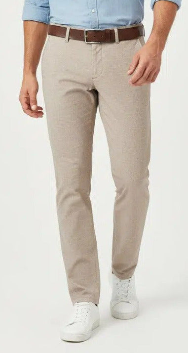 Alberto LOU Chino Wool Look Regular Fit, Beige