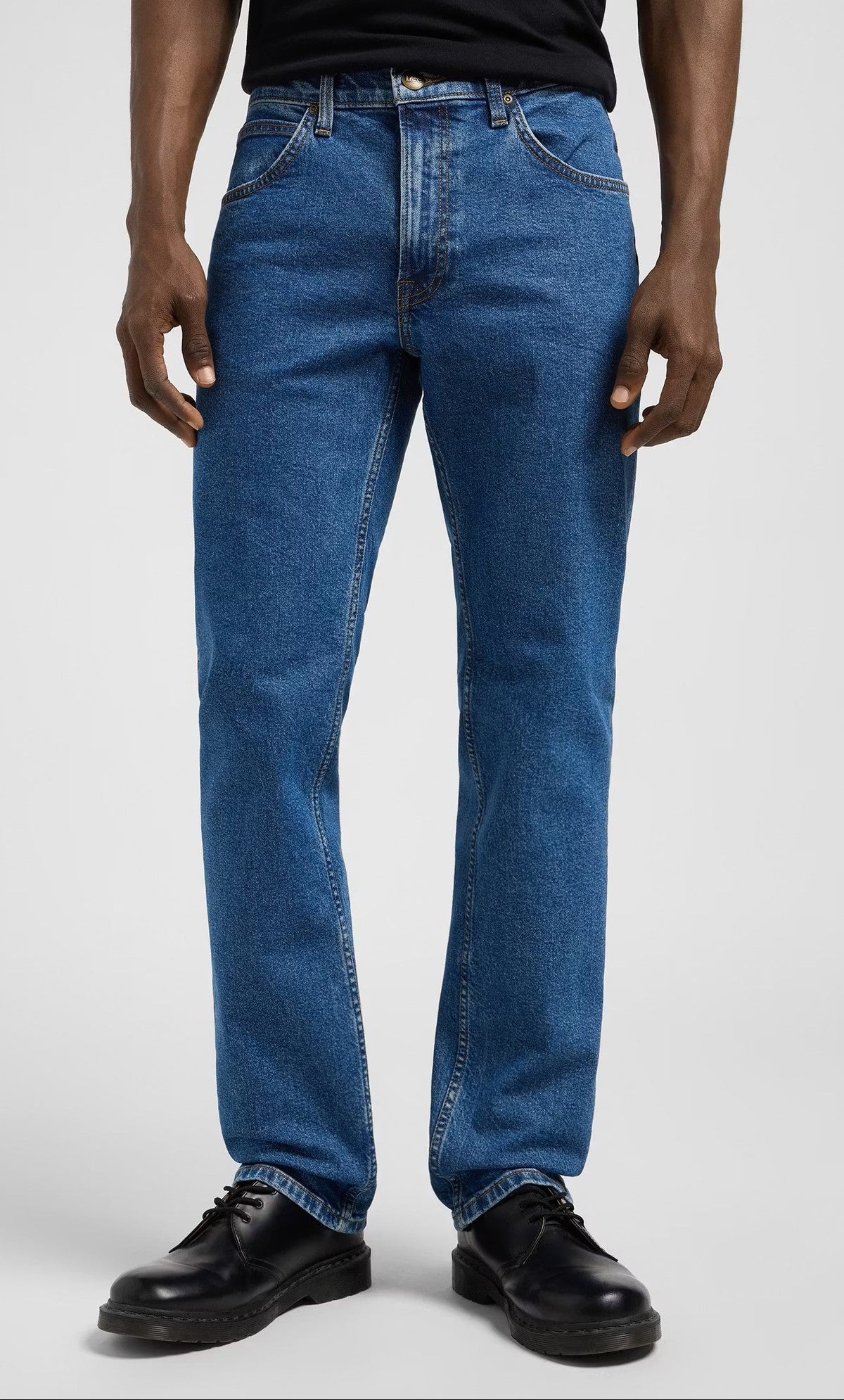 Lee Brooklyn Jeans Stretch, Hellblau "Belmont"