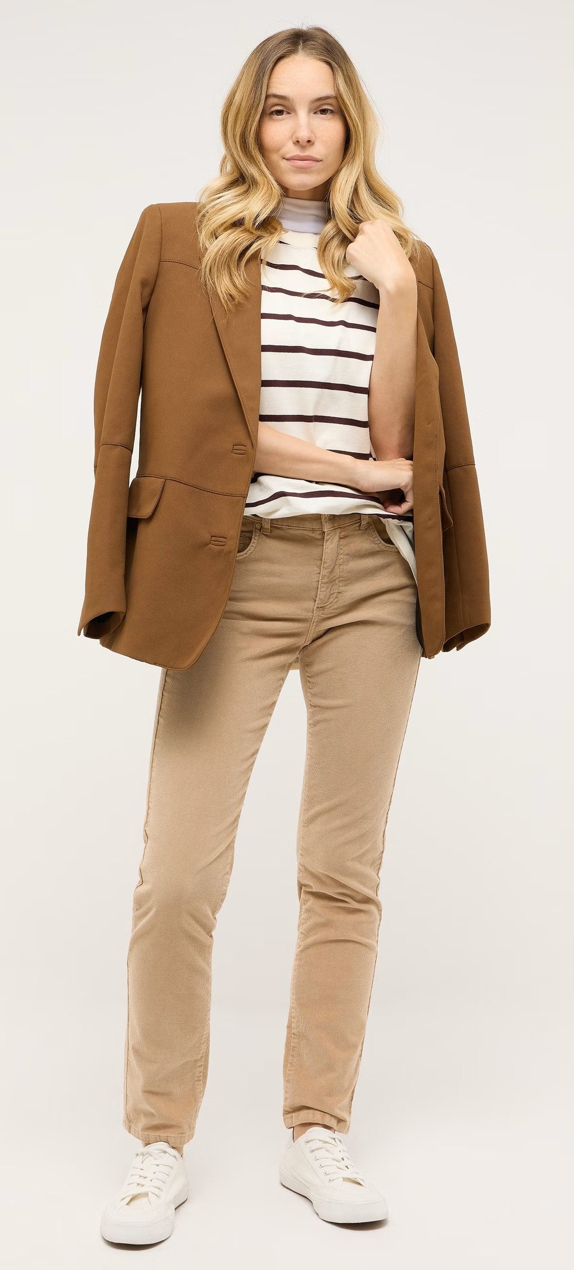 Angels Cici Straight, Cordhose Beige