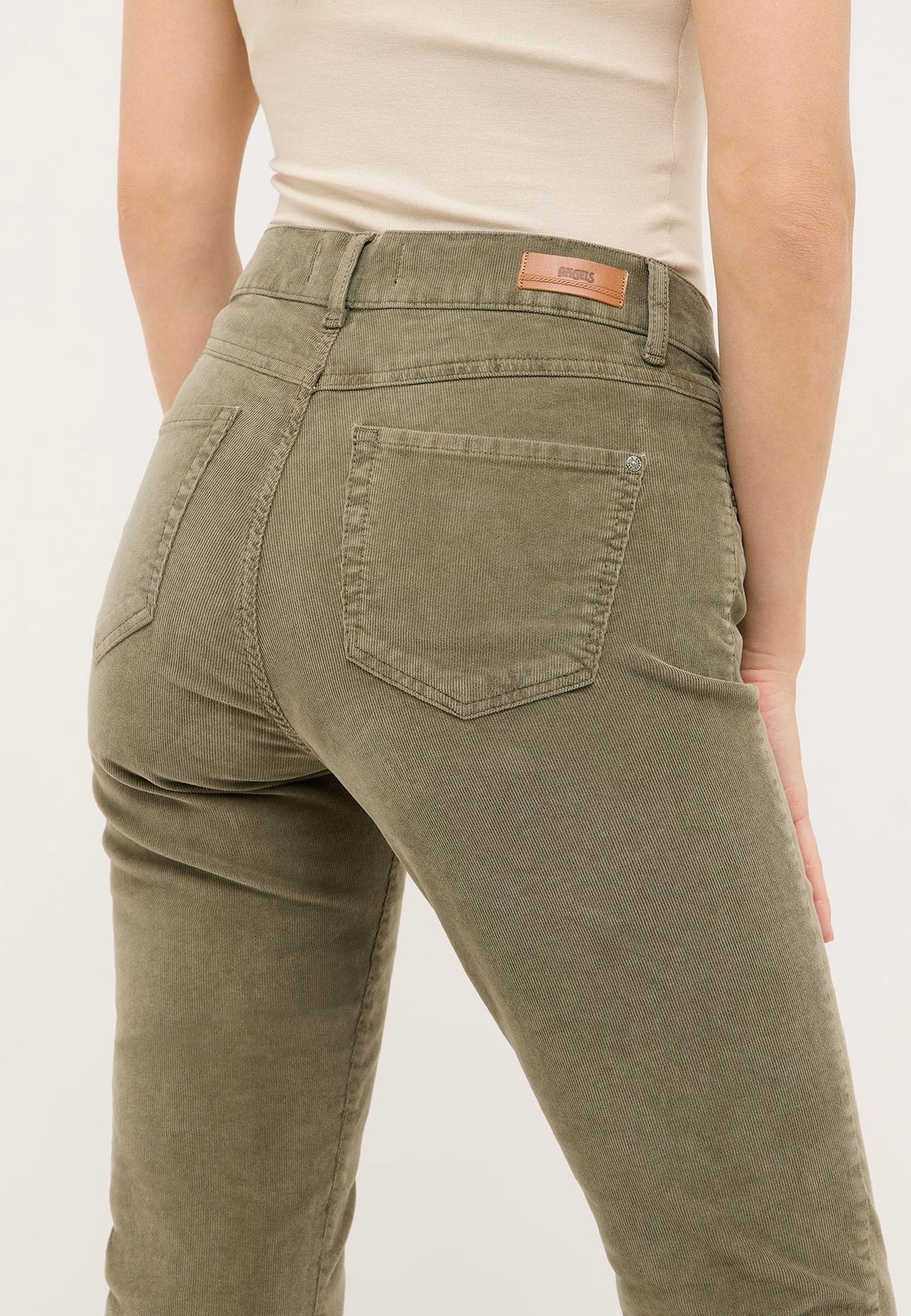 Angels Cici Straight, Cordhose Olive