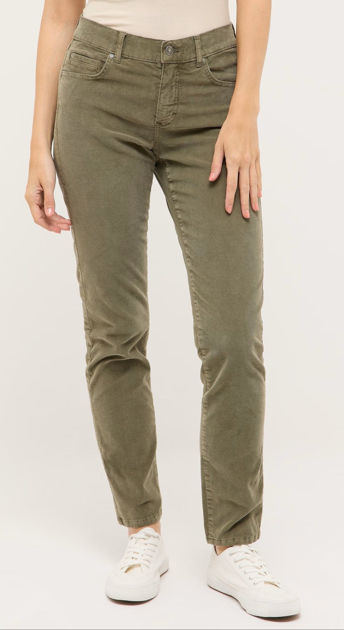 Angels Cici Straight, Cordhose Olive