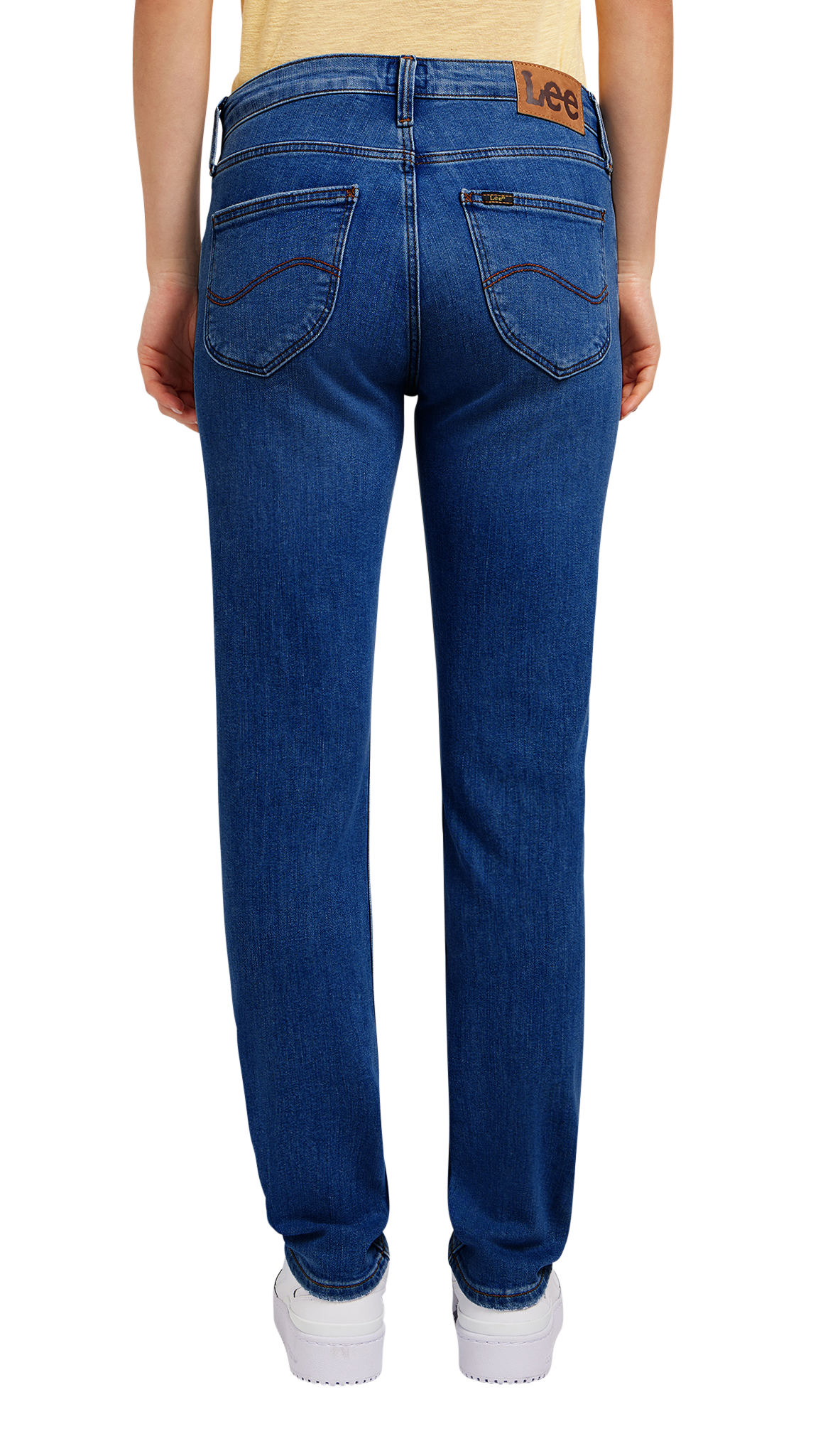 Lee Elly Slim, Mittelblau verwaschen