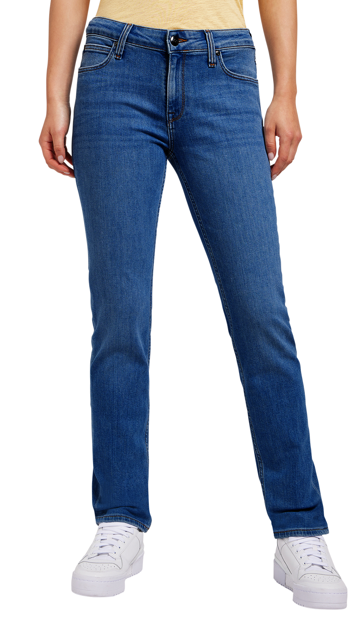 Lee Elly Slim, Mittelblau verwaschen