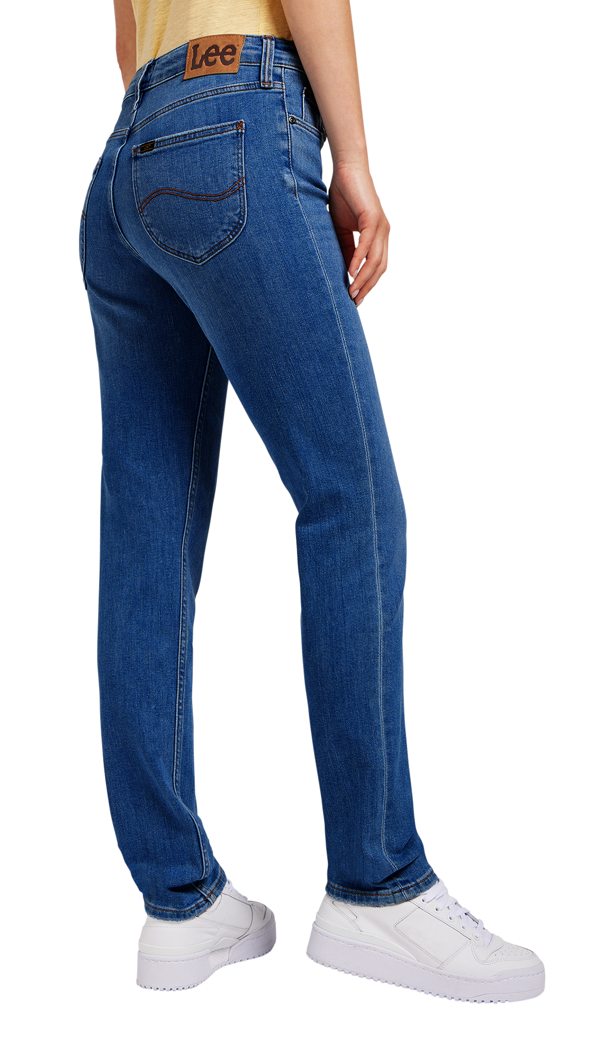 Lee Elly Slim, Mittelblau verwaschen