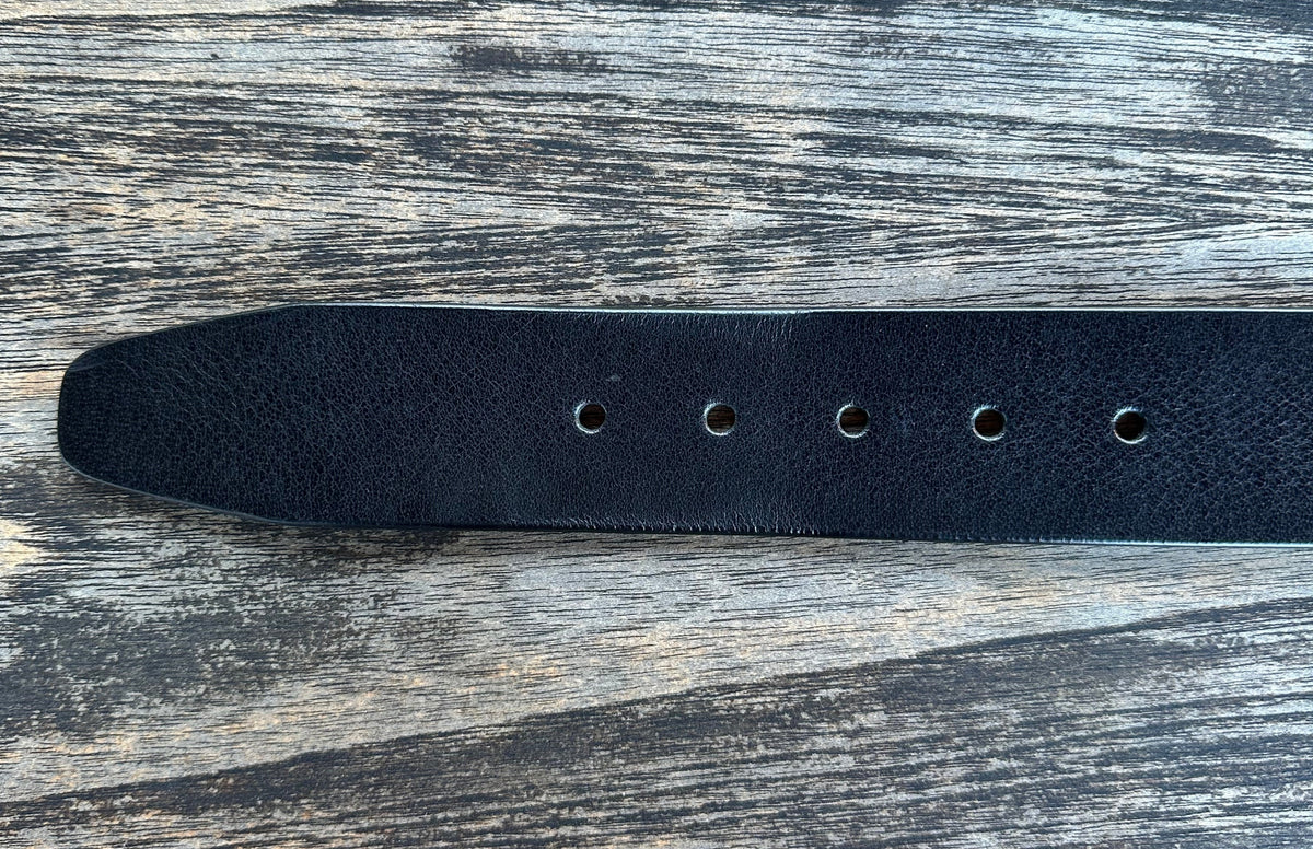 Vittozzi Ledergürtel 164, Schwarz, Breite: 4.5 cm
