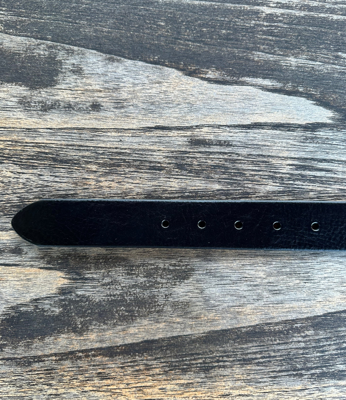 Vittozzi Ledergürtel 572, Schwarz, 3.5 cm