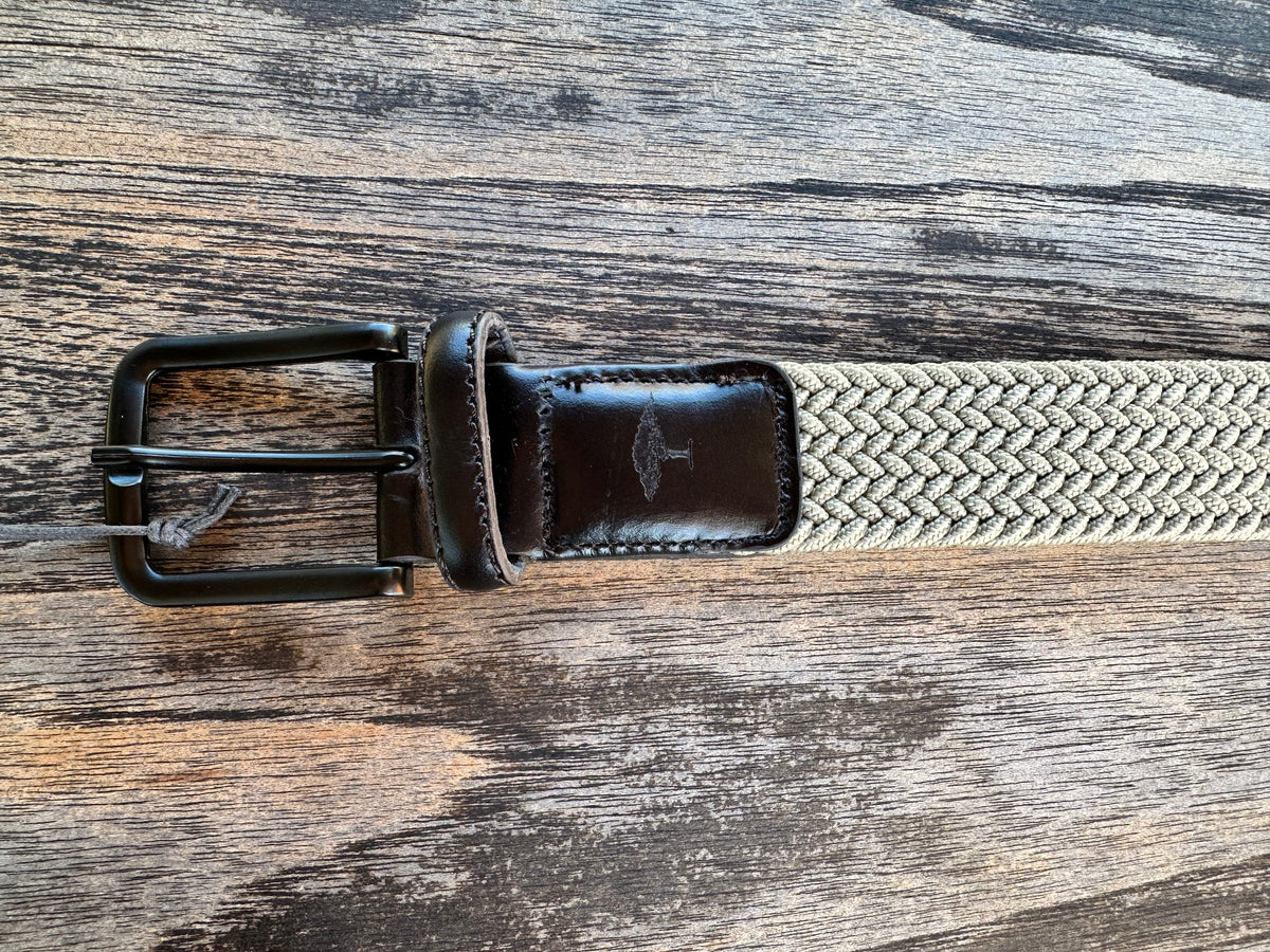 Ceinture en tissu Fynch & Hatton, Beige, 3.5 cm