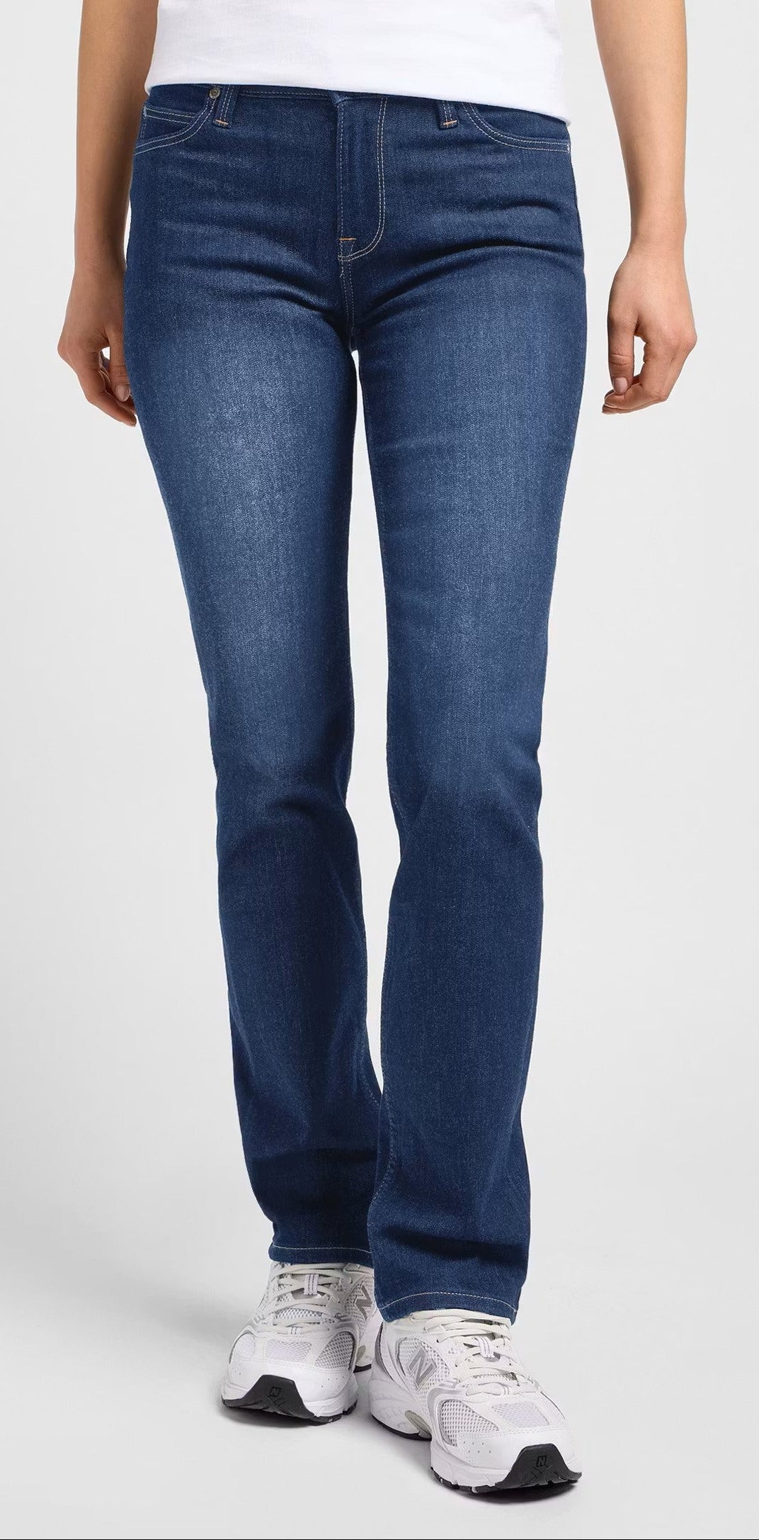 Lee Marion Straight, Bleu moyen délavé "Rain Falls"