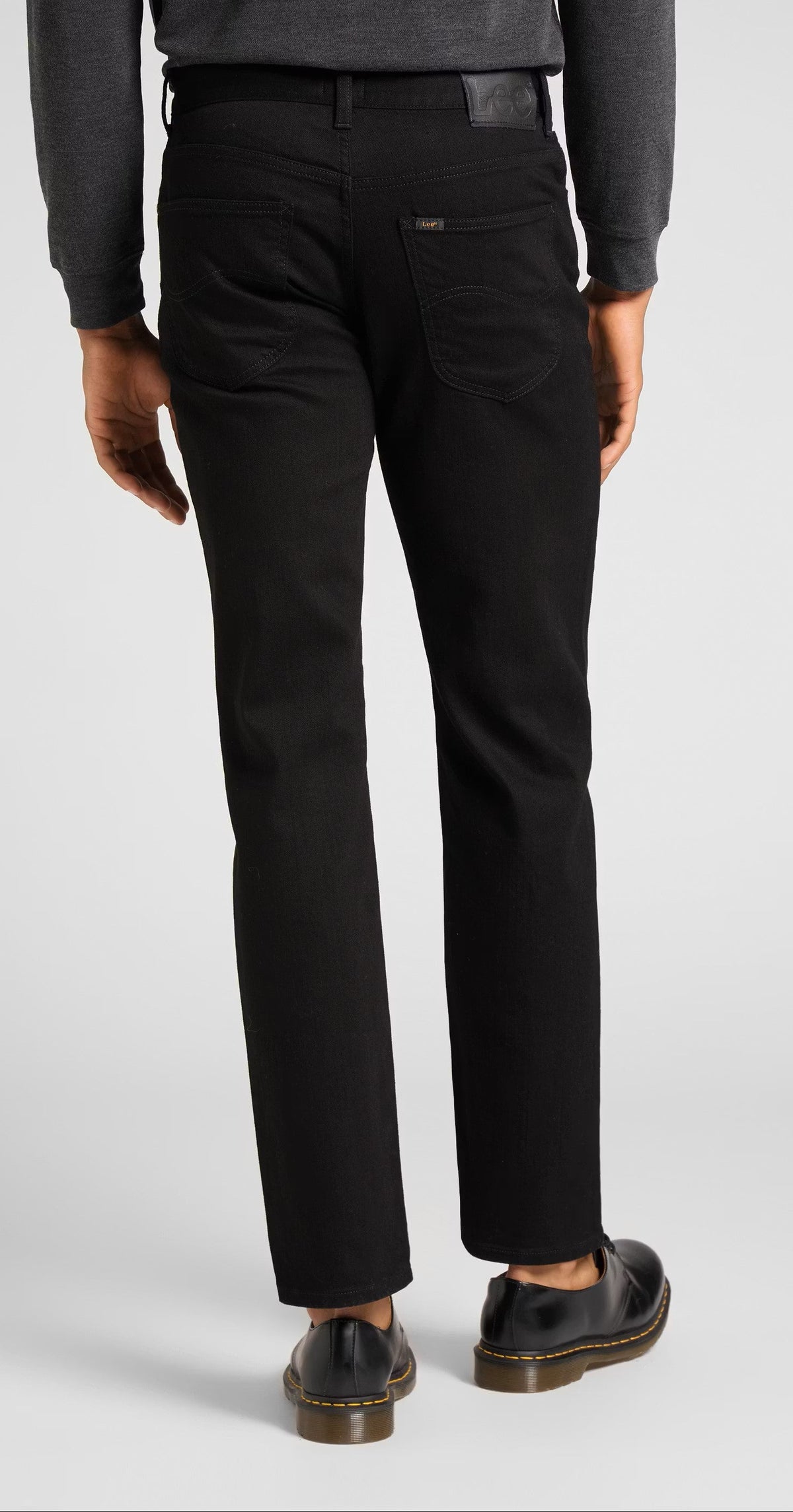 Lee Brooklyn Jeans Stretch, Schwarz