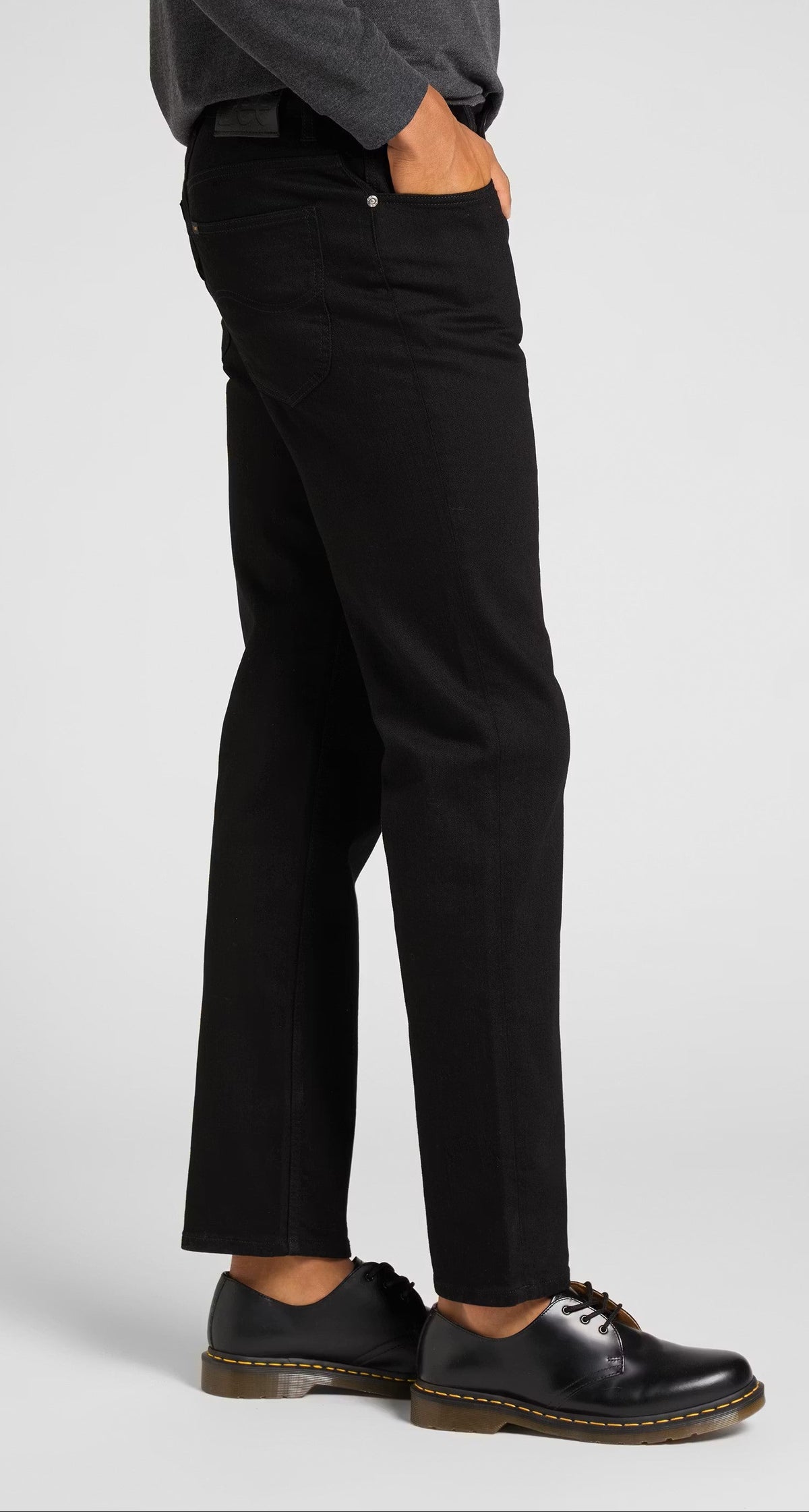 Lee Brooklyn Jeans Stretch, Schwarz