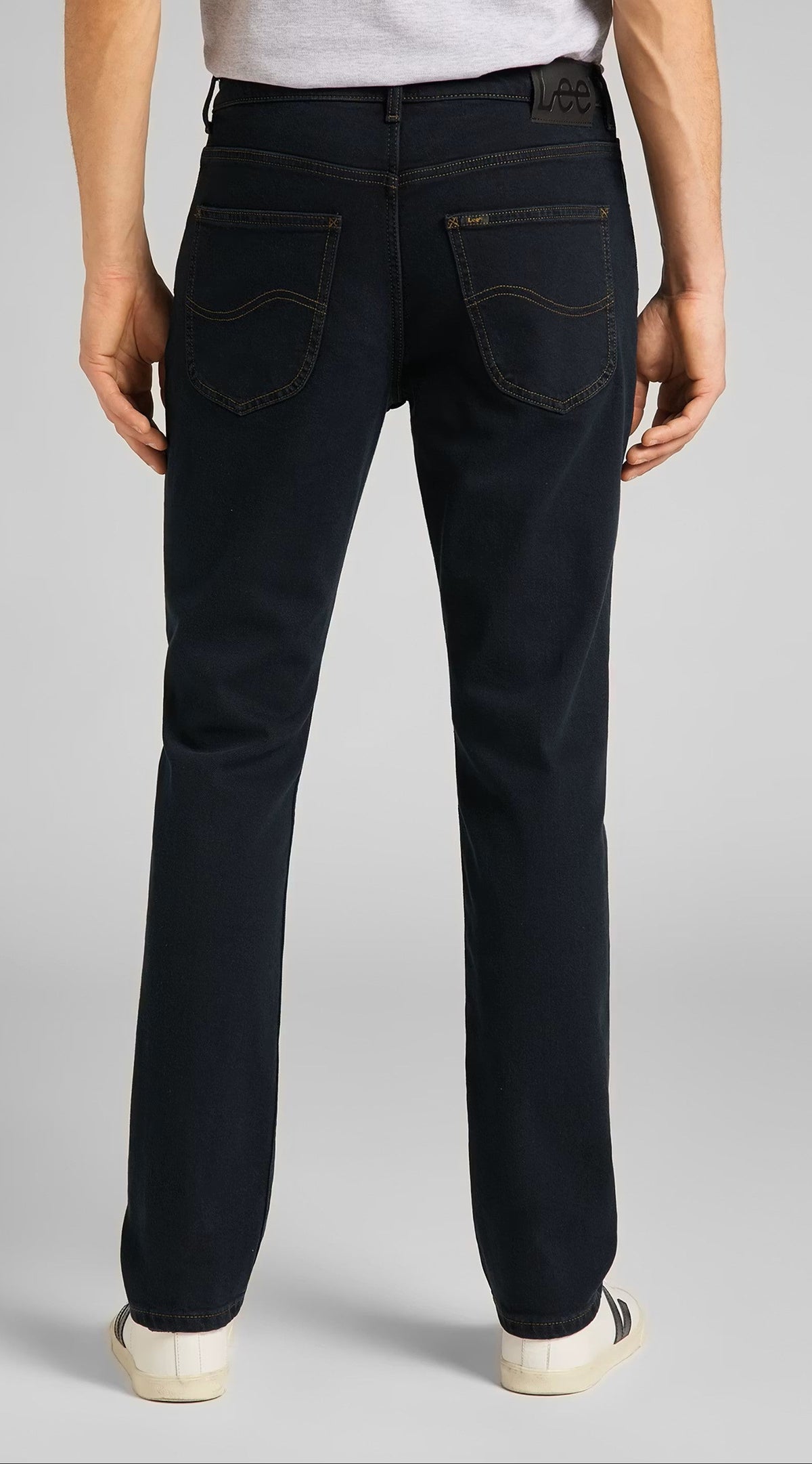Lee Brooklyn Jeans Stretch, Dunkelblau-schwarz
