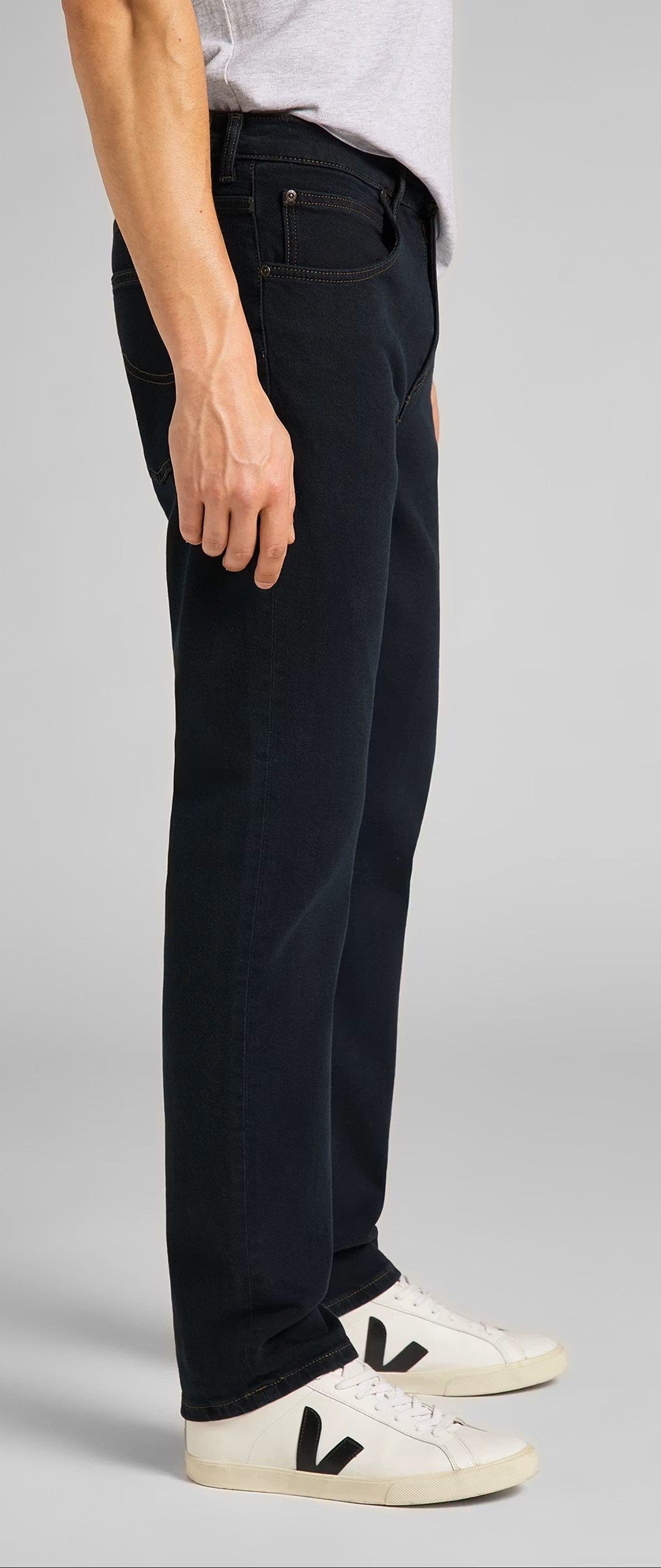 Lee Brooklyn Jeans Stretch, Dunkelblau-schwarz