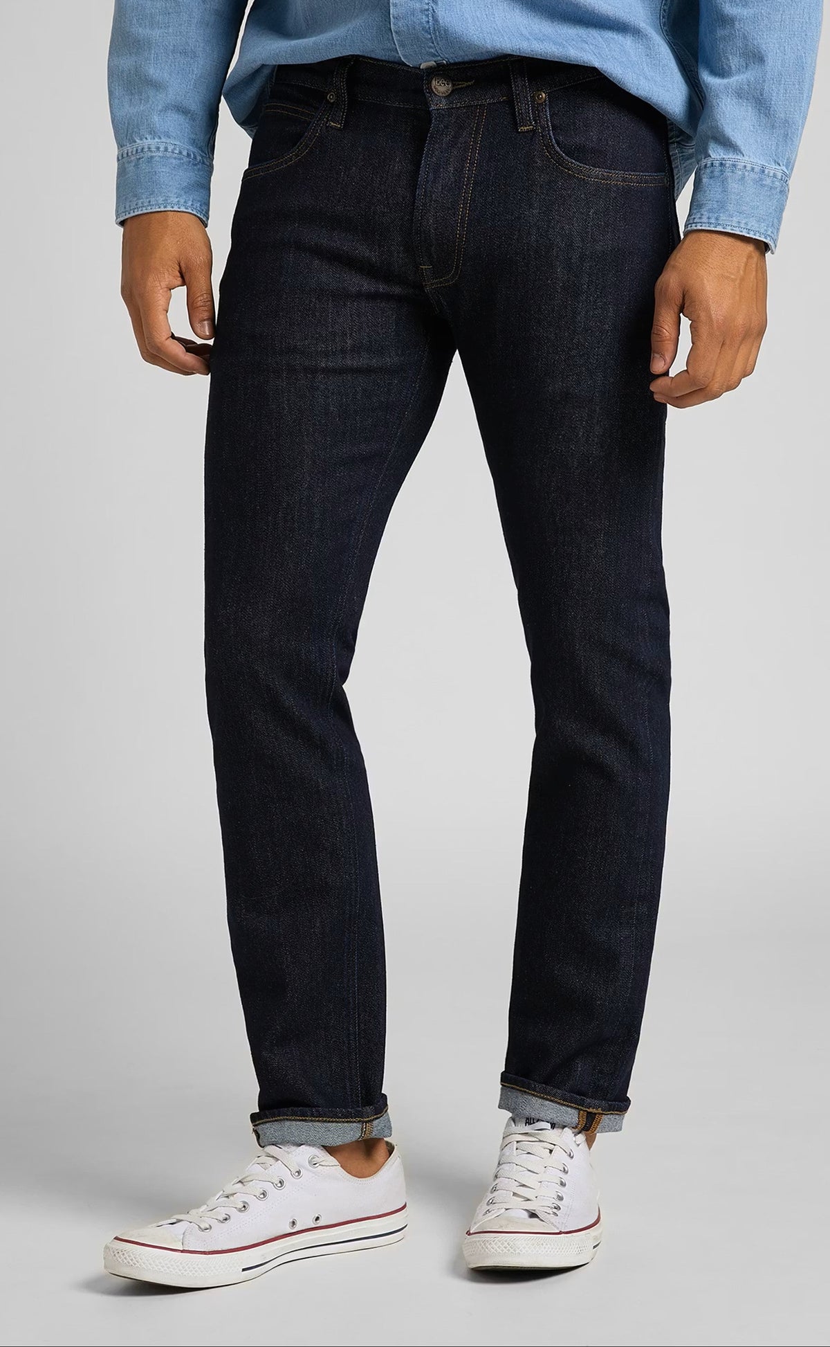 Lee Daren Jeans Regular Straight, New Rinse