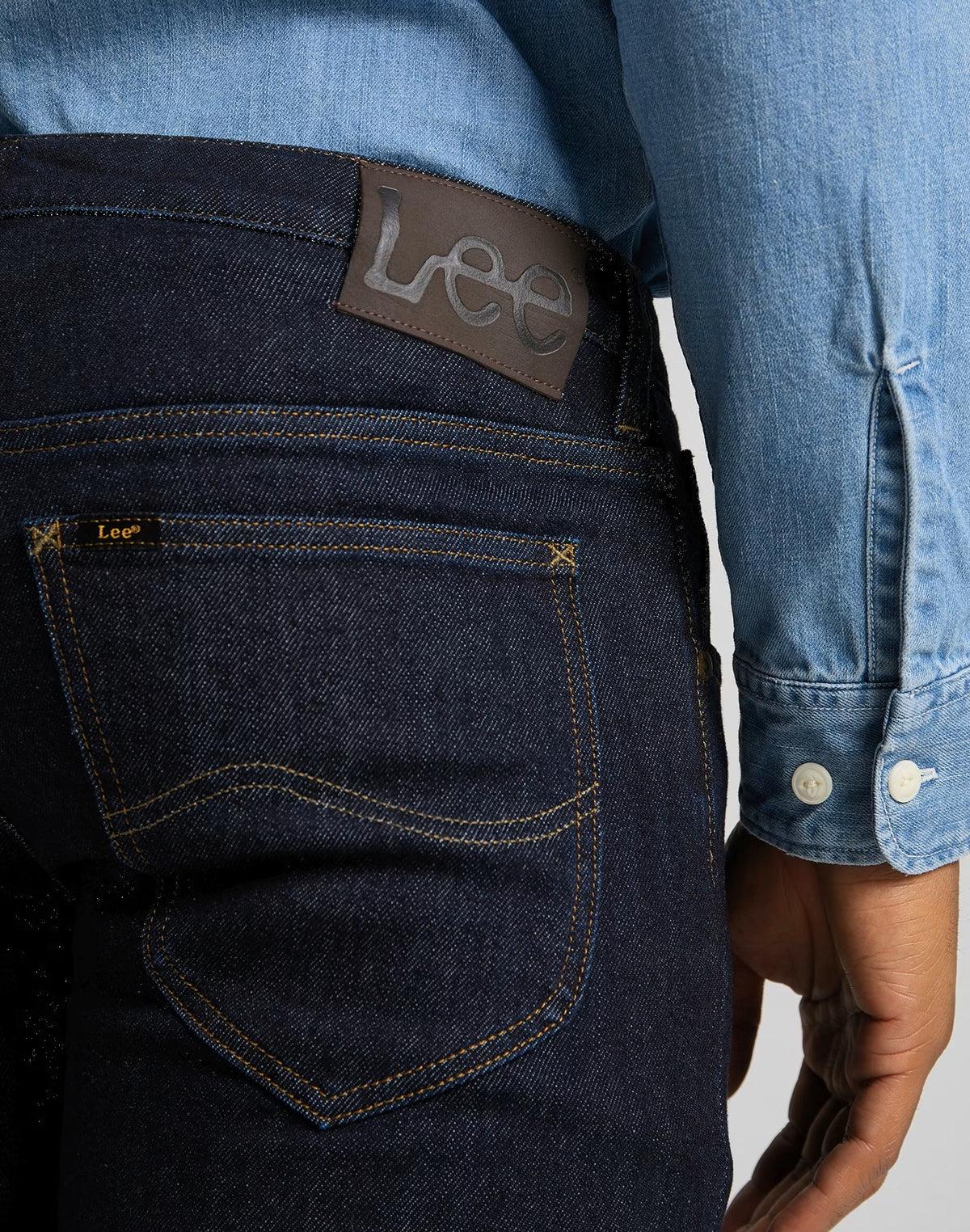 Lee Daren Jeans Regular Straight, New Rinse