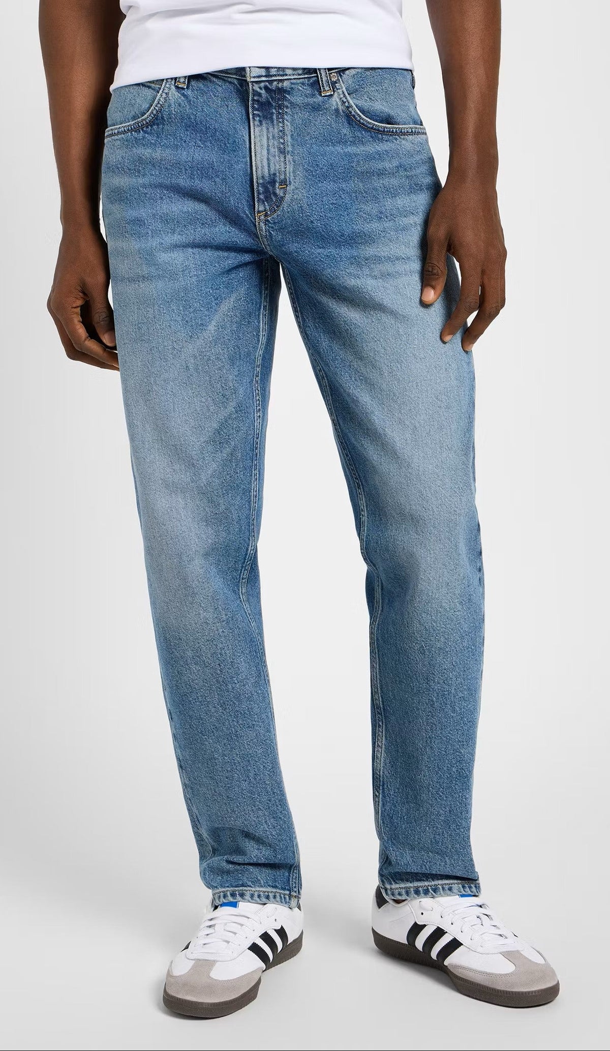Lee Oscar Relaxed Jeans, Hellblau verwaschen "Northbound"