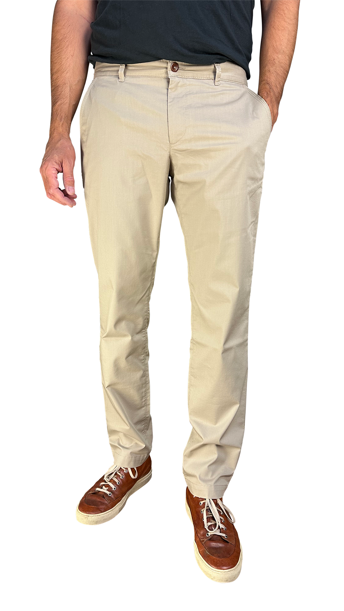 Alberto LOU Chino Gabardine Ceramica, Beige