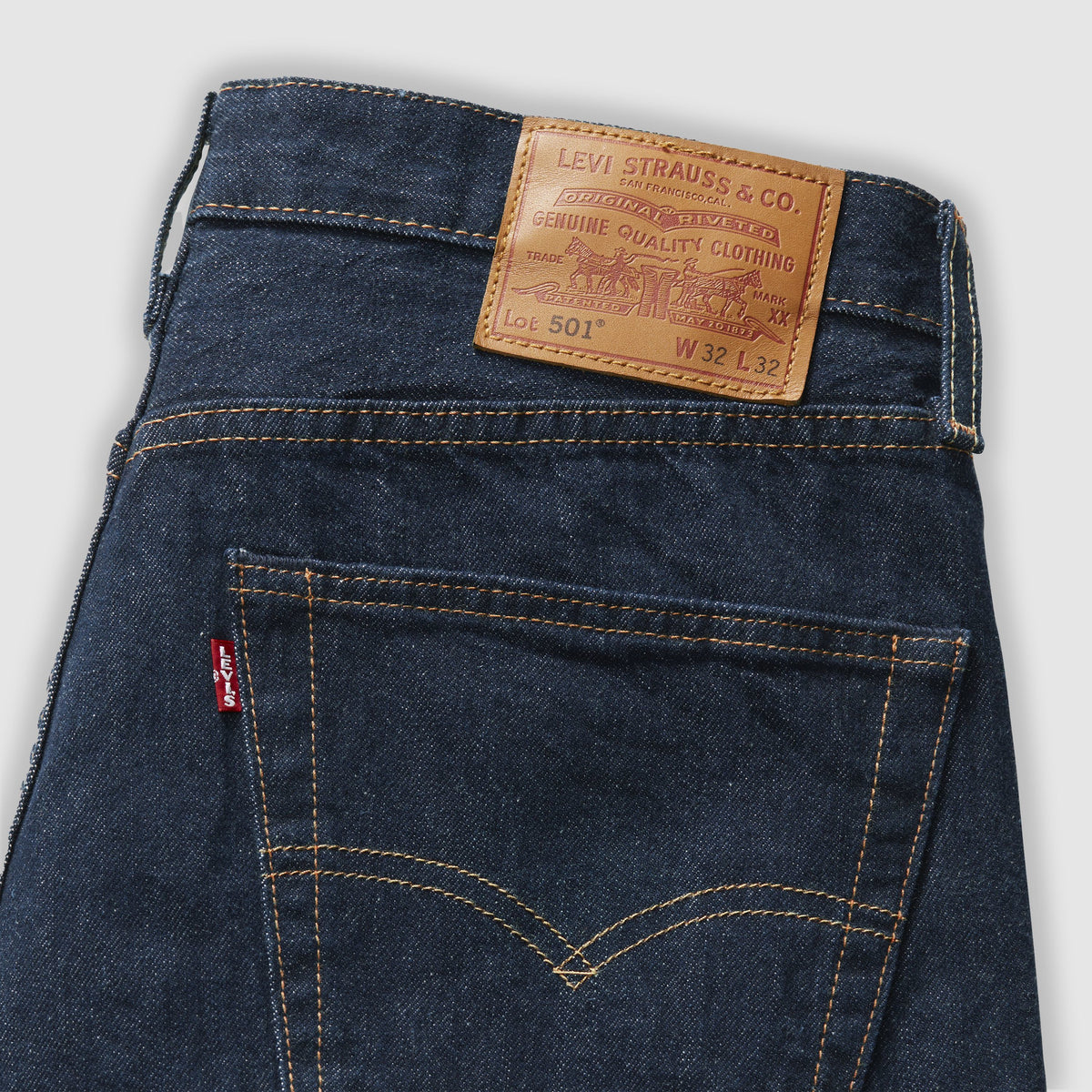 Levi's® 501® Original Jeans, dunkelblau uni "Onewash" 100% Baumwolle