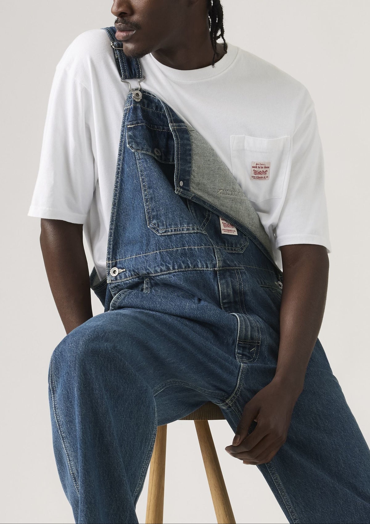 Levi's® Workwear Overall - Mittelblau "Get Involved"