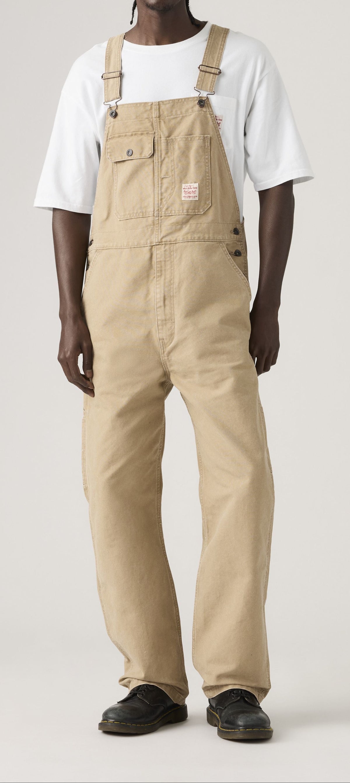 Levi's® Workwear Overall, Salopette Beige "Tiger's Eye Front Pocket"