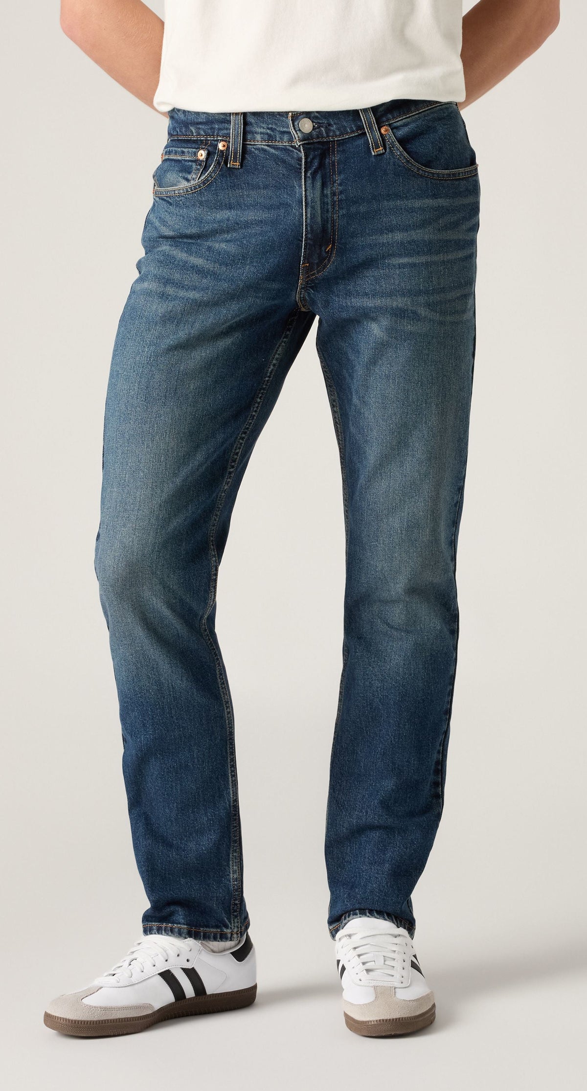 Levi's® 511™ Slim Jeans, Bleu moyen légèrement délavé "Take it from the top" 