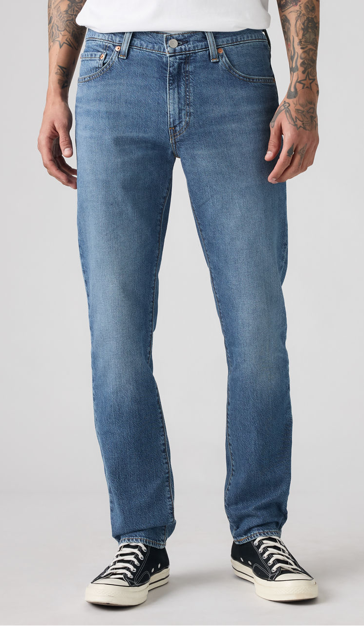 Levi's® 511™ Slim Jeans, Bleu moyen légèrement délavé "Take it from the top" 