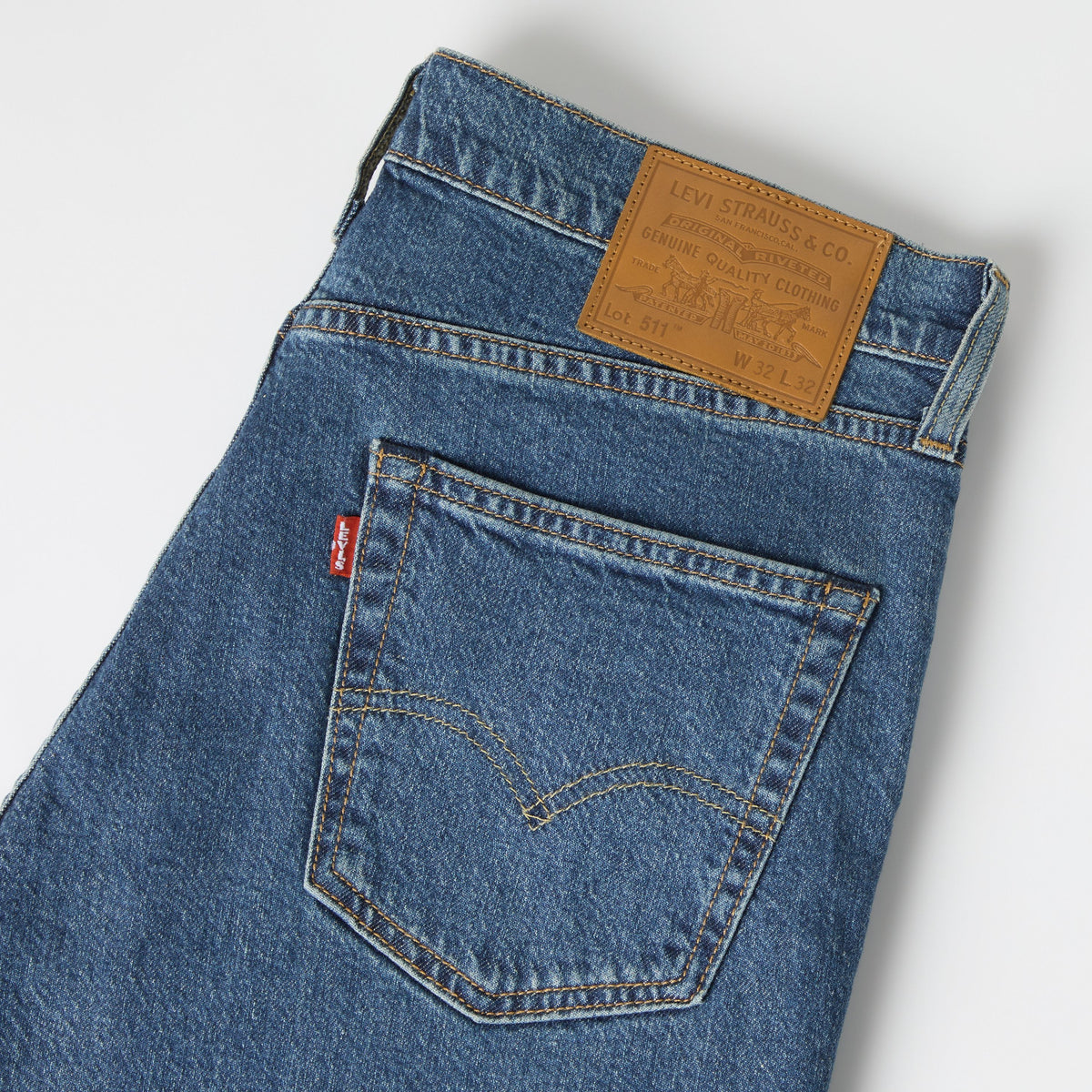Levi's® 511™ Slim Jeans, Mittelblau unverwaschen "Stonewash"