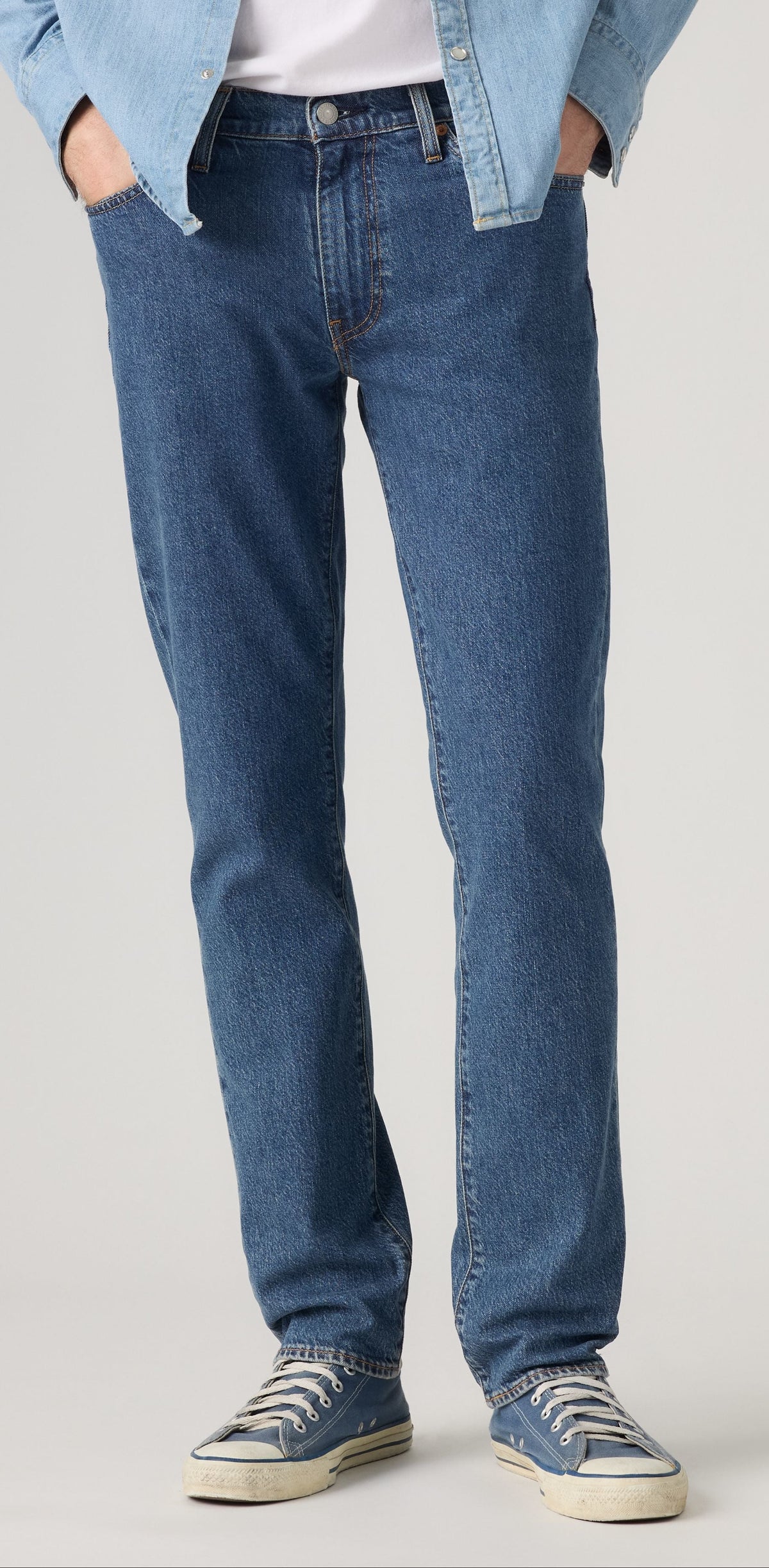 Levi's® 511™ Slim Jeans, Mittelblau unverwaschen "Stonewash"