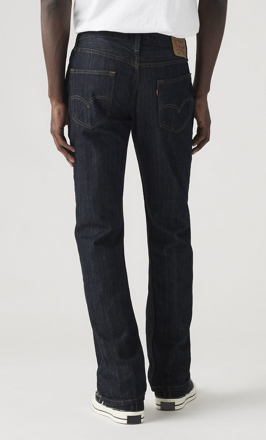 Levi's® 527™ Slim Bootcut Jeans, Bleu foncé uni  "Tumbled Rigid"
