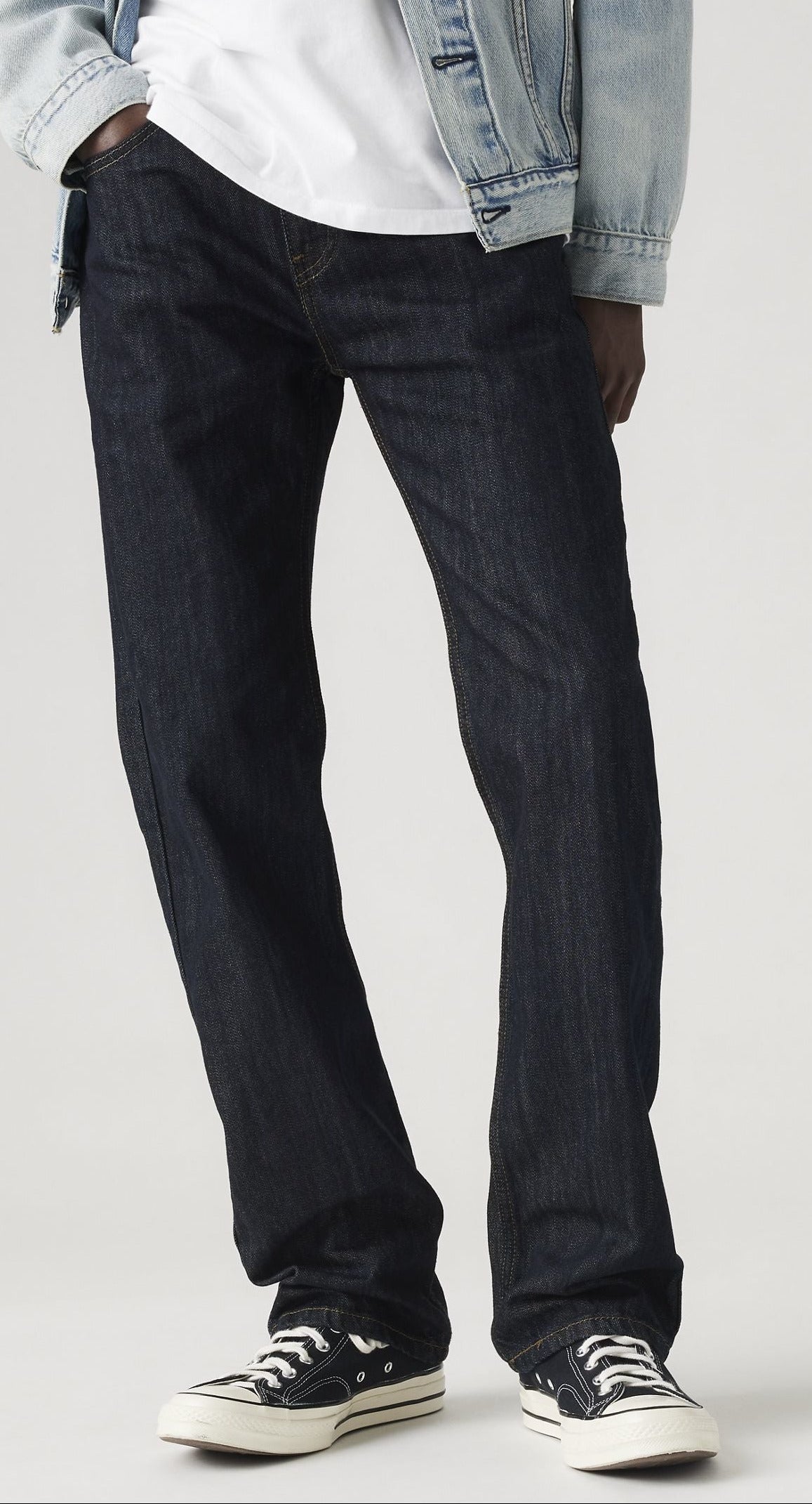 Levi's® 527™ Slim Bootcut Jeans, Bleu foncé uni  "Tumbled Rigid"