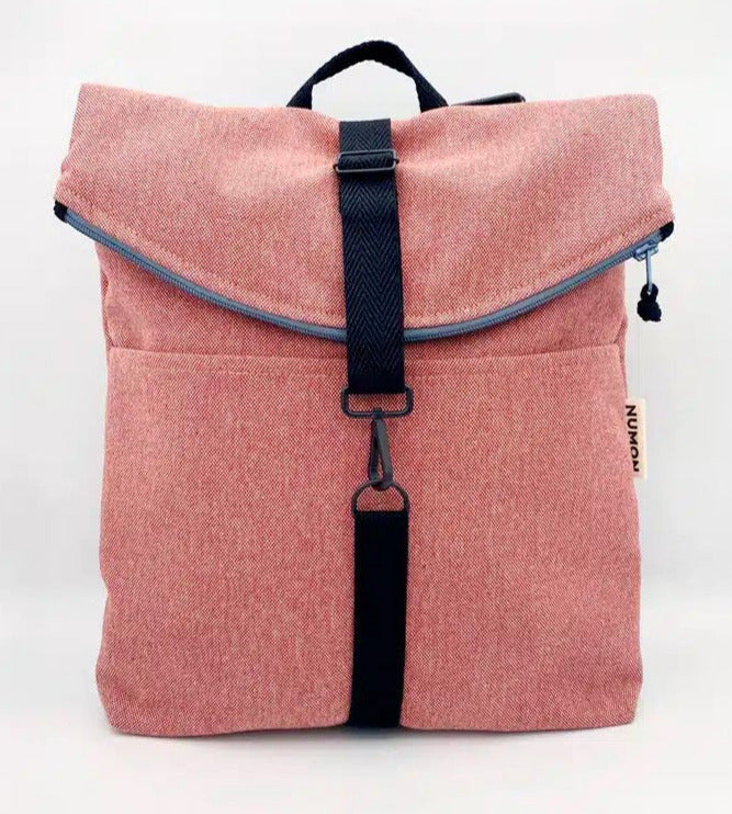 NUMON MOCHILA (SAC À DOS) ICONIC, ROJO-ROSADO
